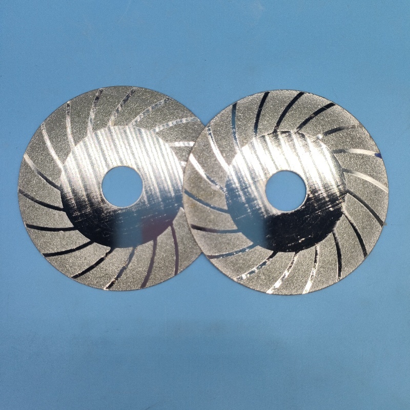 Discos de corte de vidrio de diamante para amoladora angular, discos de corte de cerámica, discos de corte de diamante electrodepositados de 100 mm