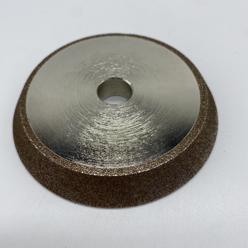 Nueva rueda de copa de rectificado CBN de matriz de acero de buena calidad para cuchillos de metal