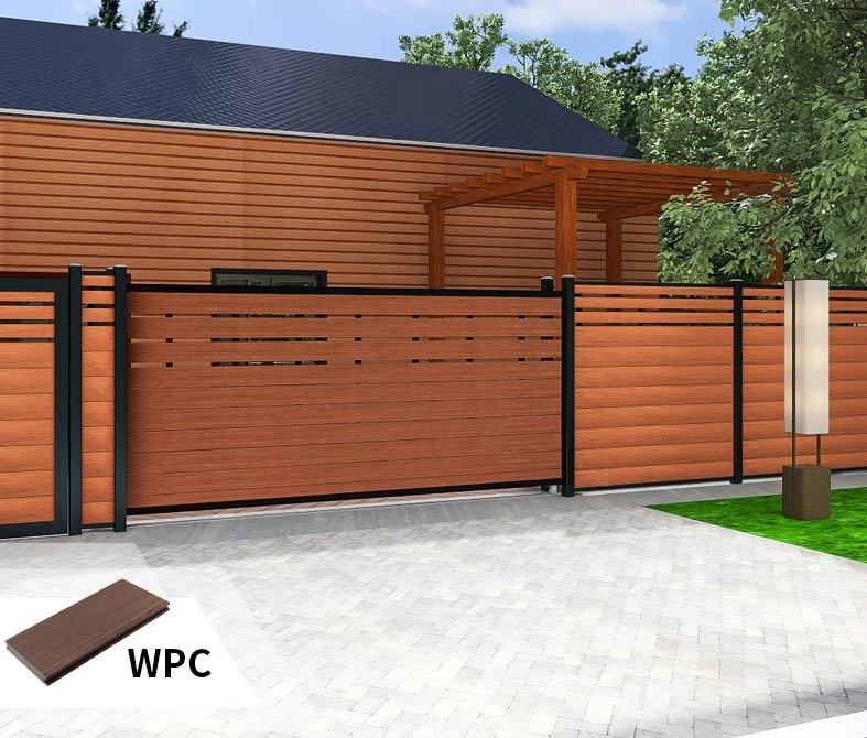 WPC Automatic Sliding Security Driveway Gate