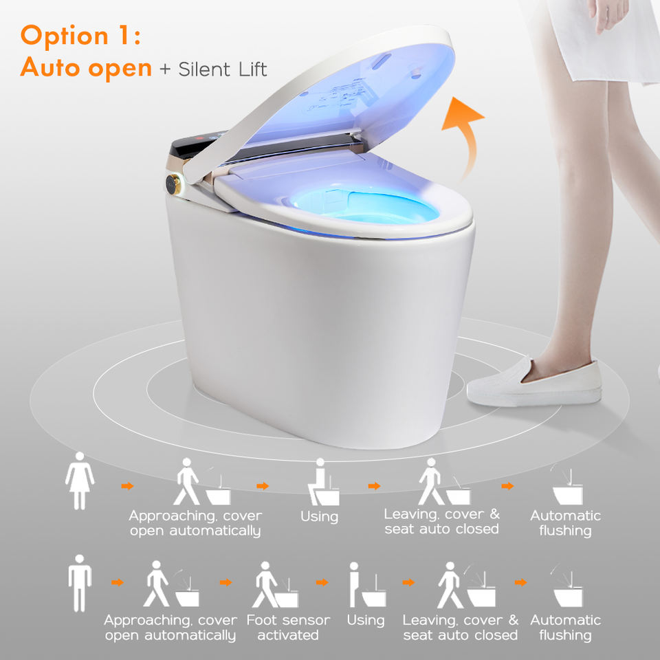 White New Design Smart toilets