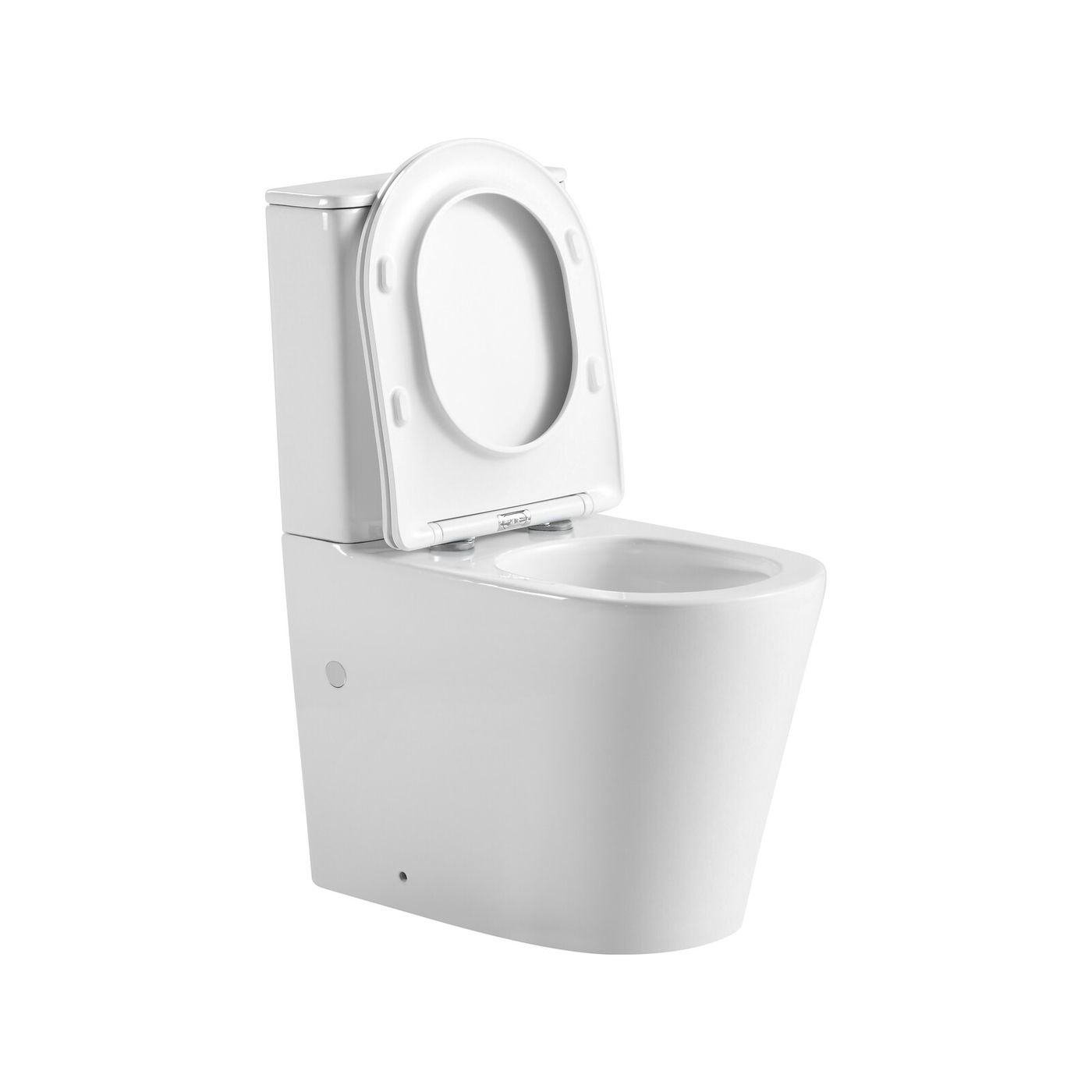 Newest Tornado and Rimless Flush Toilet Design With High Quality Watermark Standard Back to Wall Two Piece Toilet Suites