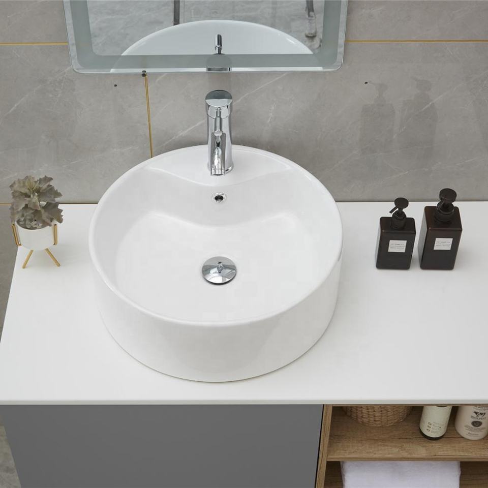Round Ceramic Counter Basin Wash Basin