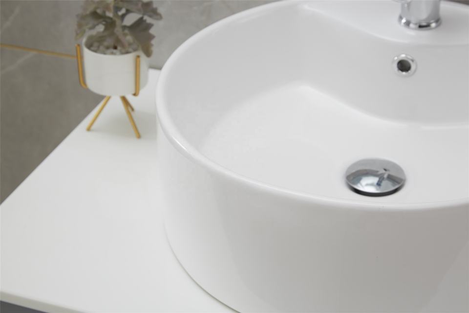 Round Ceramic Counter Basin Wash Basin