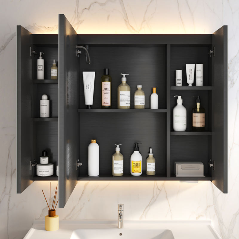900mm Defog Mirror Cabinet 3 Doors Bathroom Cabinet
