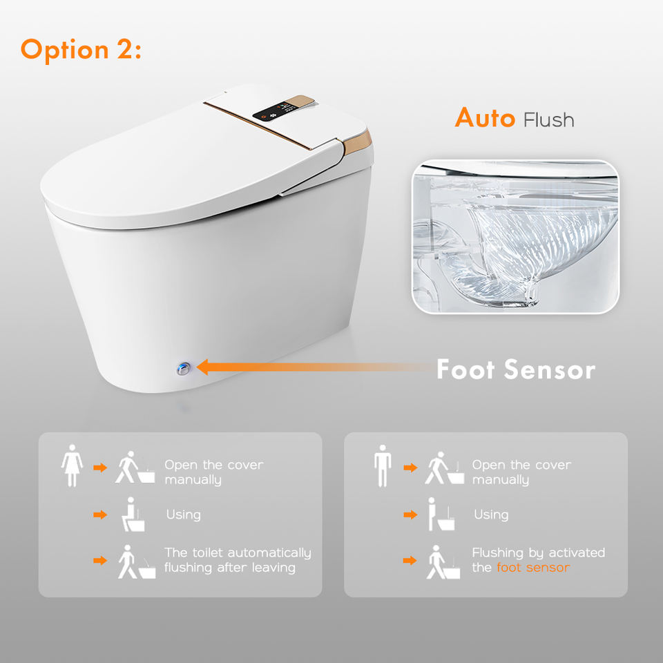 White New Design Smart toilets