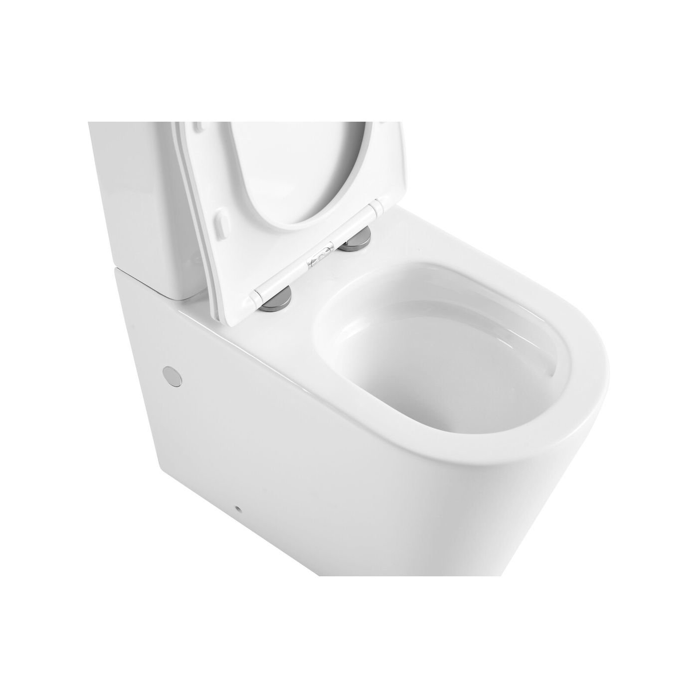 Newest Tornado and Rimless Flush Toilet Design With High Quality Watermark Standard Back to Wall Two Piece Toilet Suites