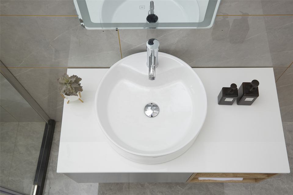 Round Ceramic Counter Basin Wash Basin