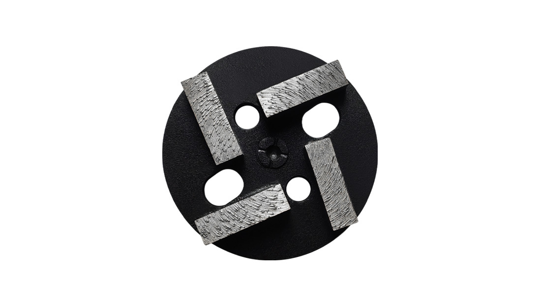 Strip-type Four-tooth Concrete Diamond Grinding Disc (High-efficiency Type)