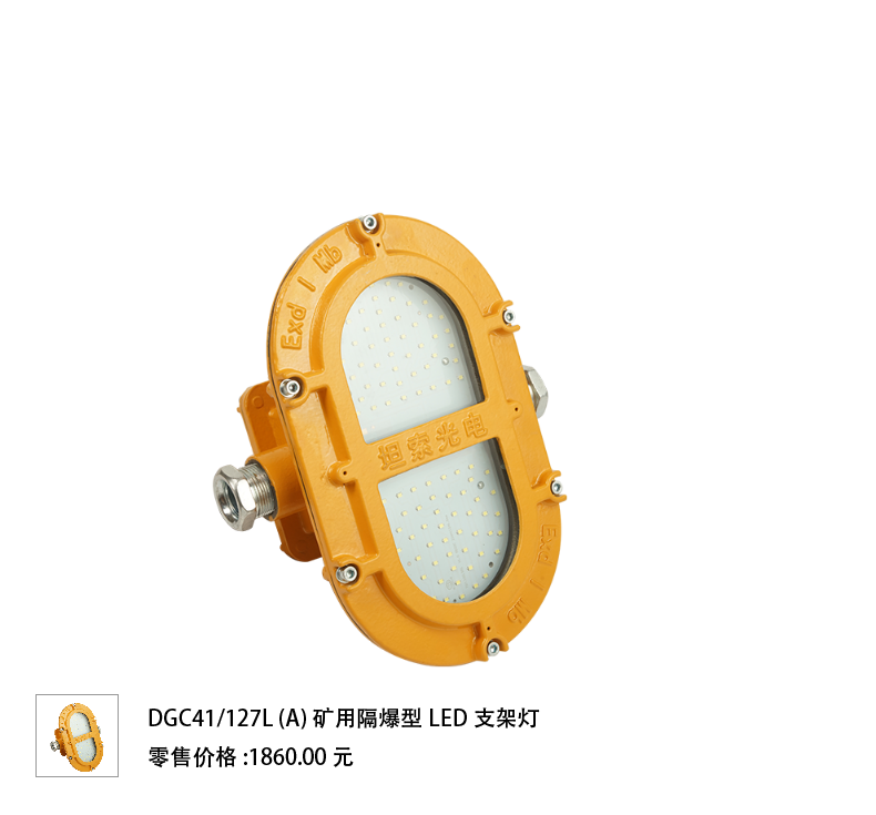 DGC41/127L(A) Mining Explosion-proof LED Bracket Light