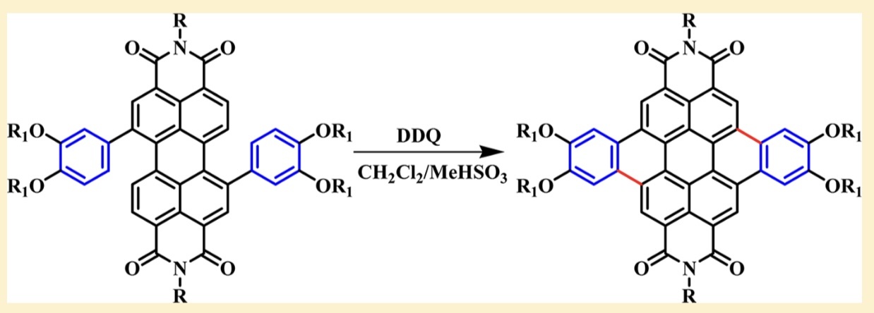 Swallow-Tailed Alkyl and Linear Alkoxy-Substituted Dibenzocoronene Tetracarboxdiimide Derivatives: Synthesis, Photophysical Properties, and Thermotropic Behaviors