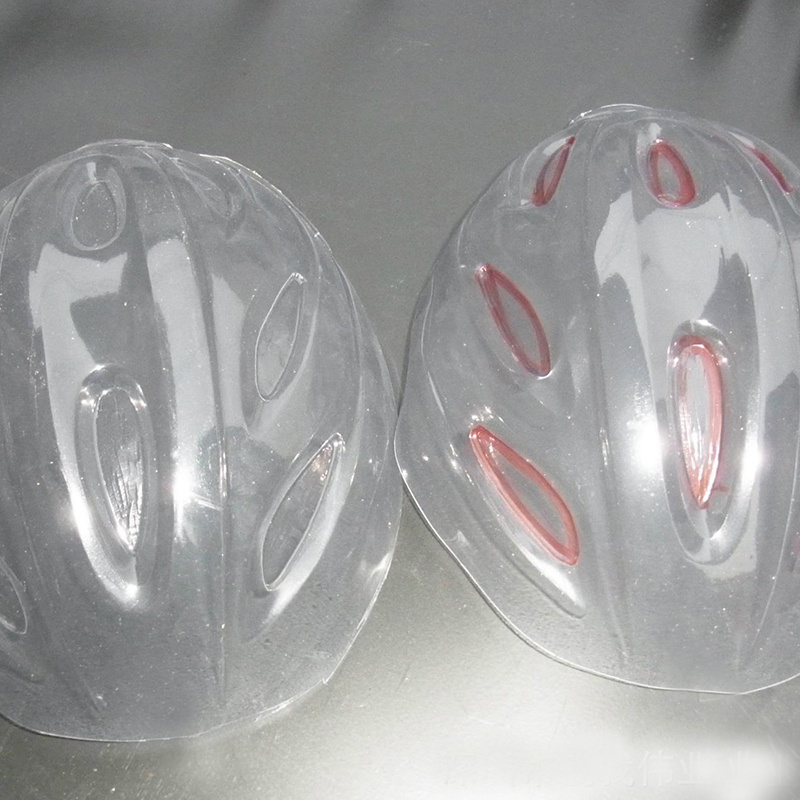 Cycling helmet liner plastic