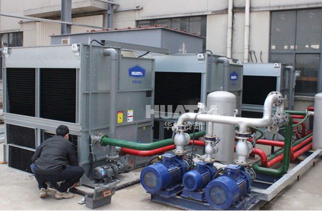 Closed cooling tower for Vacuum furnace
