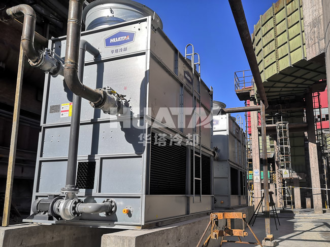 Closed cooling tower for aluminium manufacturer