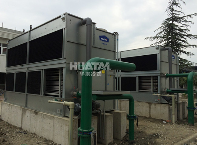 Closed cooling tower for can making industry