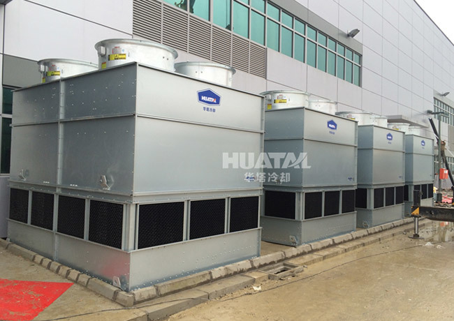 Closed cooling tower for lithium battery production