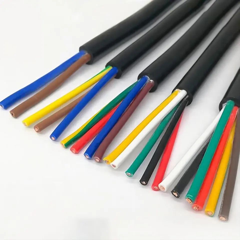Silicone multi-core sheathed wire (no braid)
