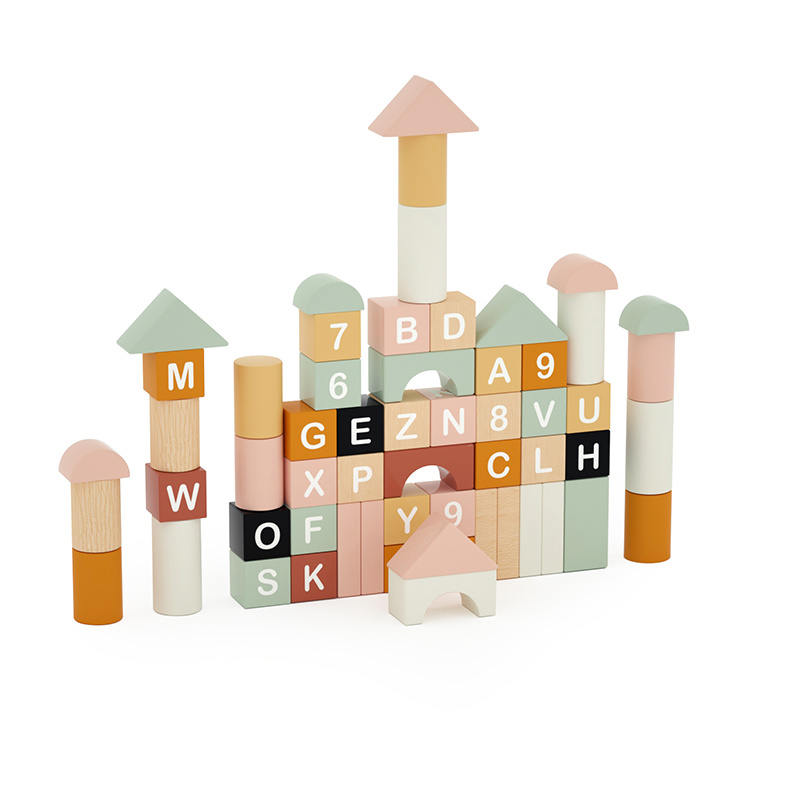 Wooden Blocks Alphabet&Numbers