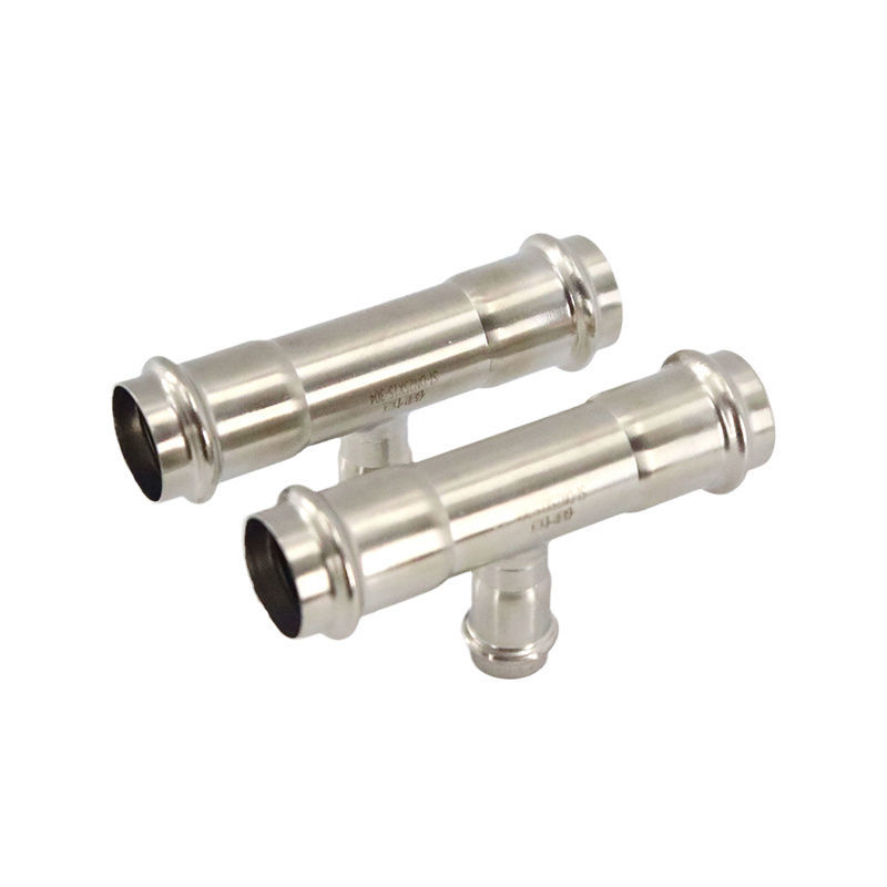 Eccentric small three-way valve (double crimping)
