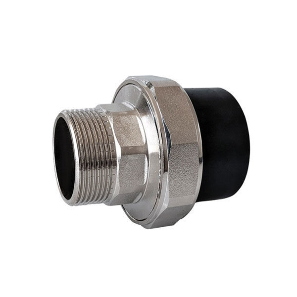 PE socket and spigot fittings, male threaded union