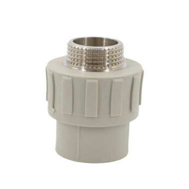 PPR pipe fitting, male threaded straight connector
