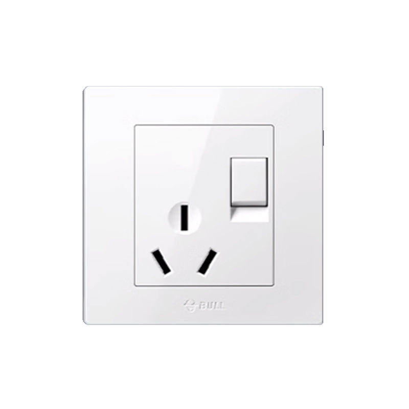 Single three-level socket + three-pole 16A socket