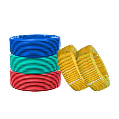 Fire-resistant copper-core polyvinyl chloride insulated connecting flexible wire