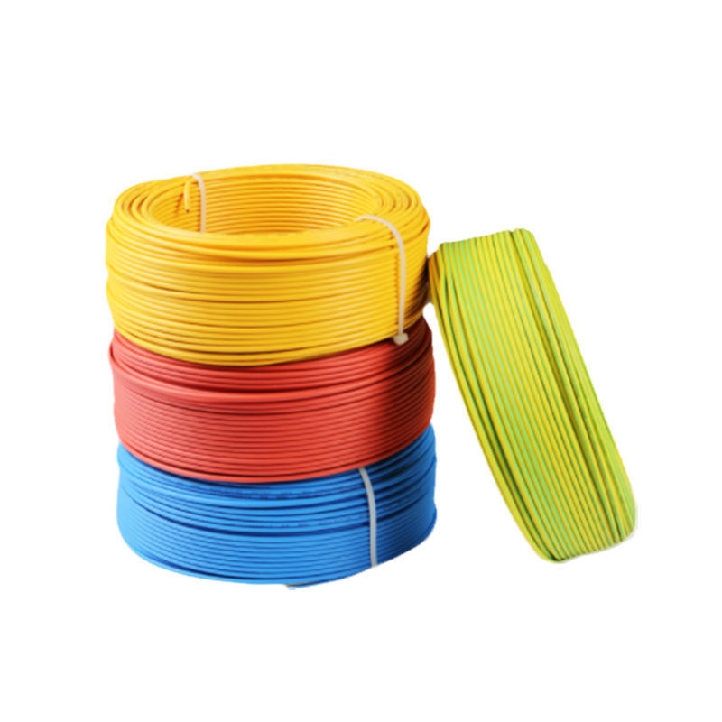 Copper-core low-smoke halogen-free flame-retardant polyolefin insulated wire
