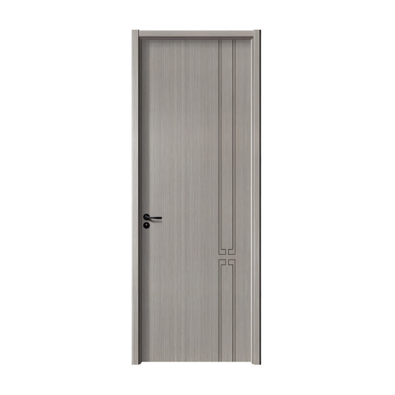 Finished solid wood door