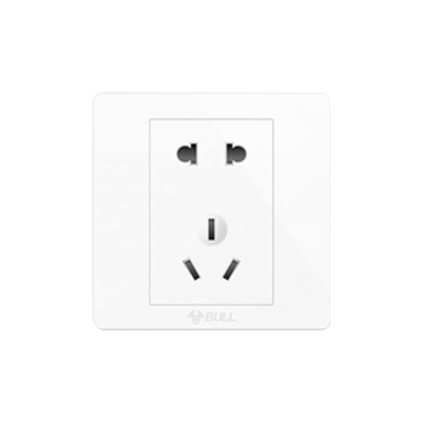 Standard five-hole power outlet