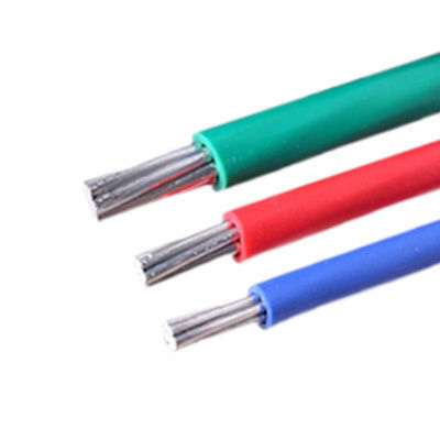 Aluminum core polyolefin insulated flexible wire