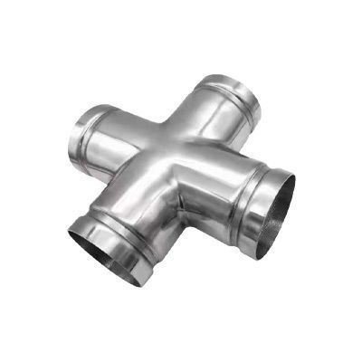 Equal diameter four-way (groove)