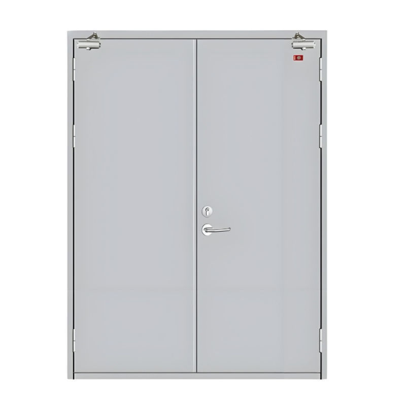 Steel fire door