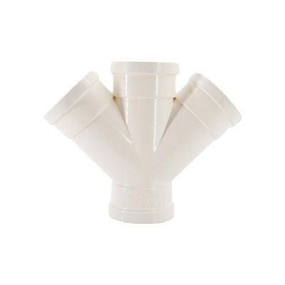 (PVC-U) drainage fitting, 45° branch