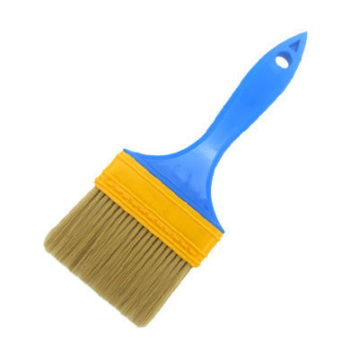 Brush with plastic handle