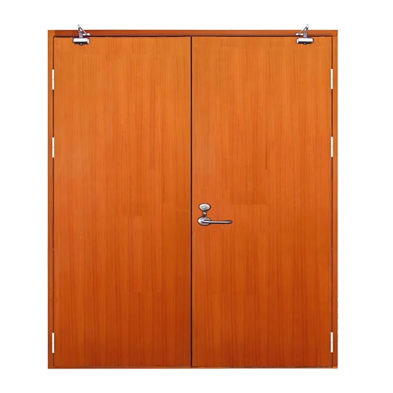Wooden fire door