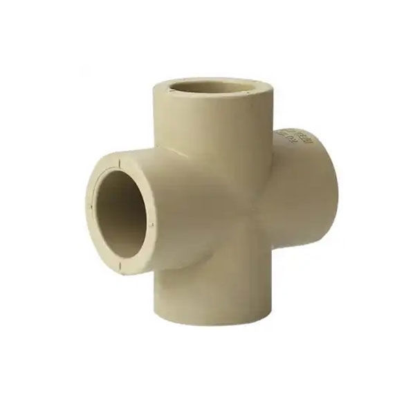 PPR pipe fitting, four-way