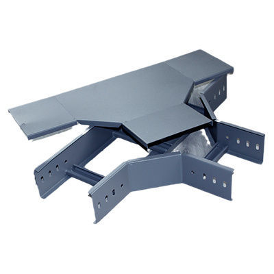 Galvanized ladder-type cable tray three-way fitting