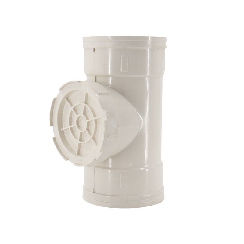 (PVC-U) drain pipe fittings, riser inspection access