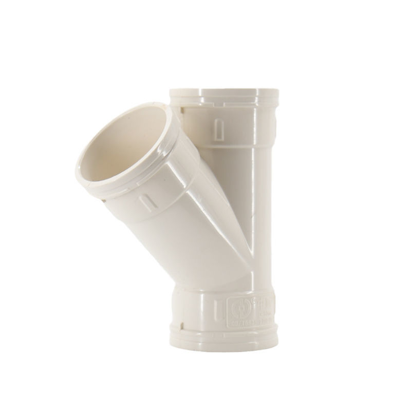 (PVC-U) drainage fitting, Y-branch