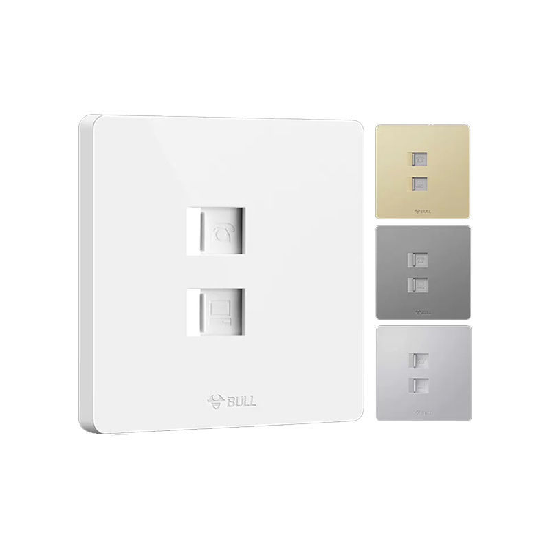 Telephone + computer power outlet