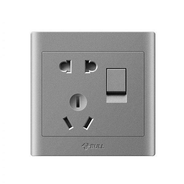 One-gang five-hole single-control switch