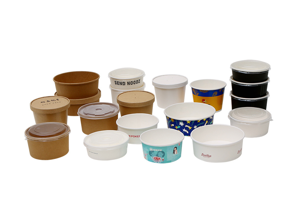 Paper salad bowl