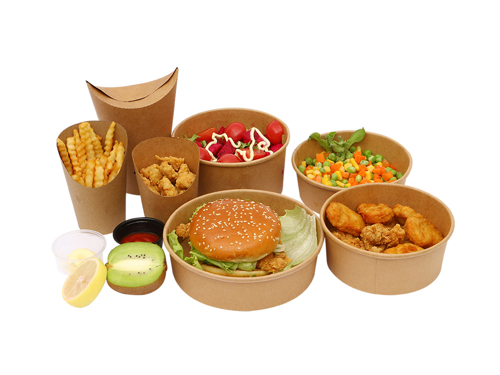 Paper salad bowl
