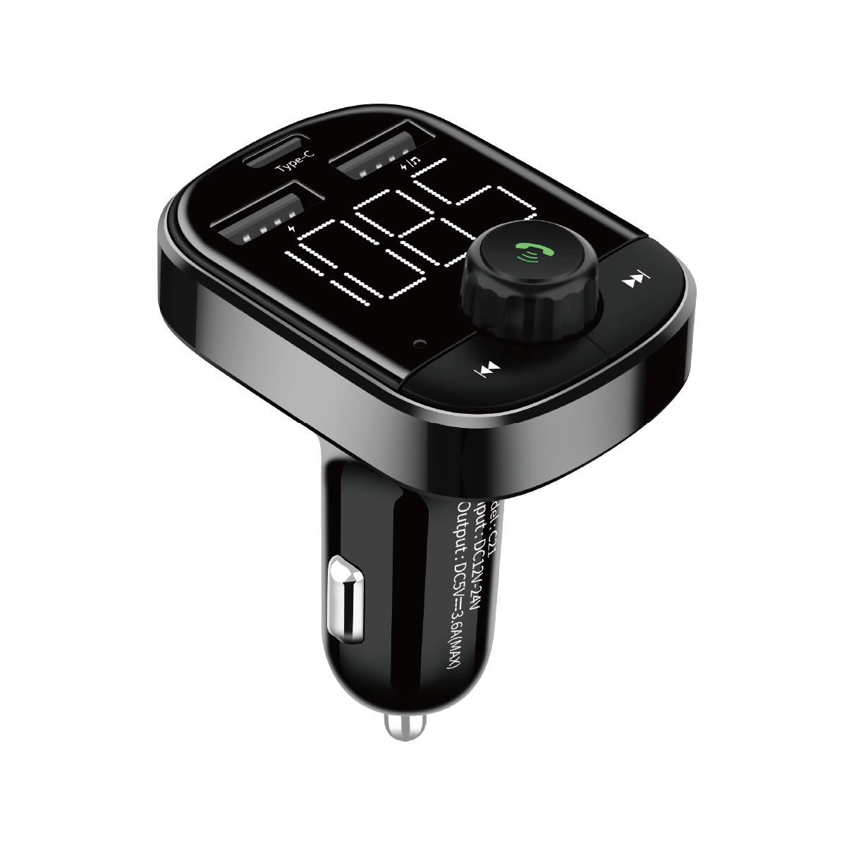 C21 CAR BLUETOOTH TRANSMITTER C21 CAR BLUETOOTH TRANSMITTER