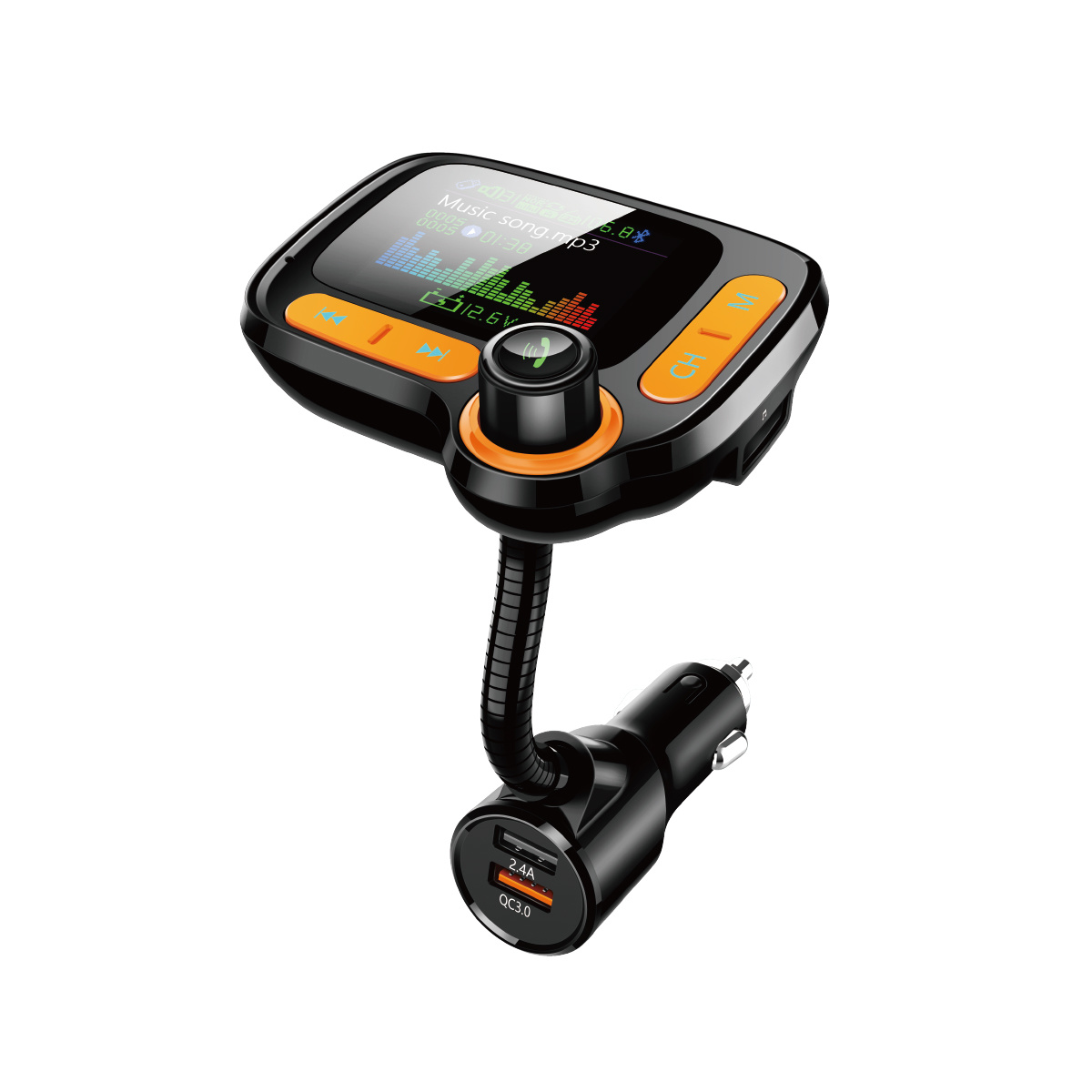 C86 CAR BLUETOOTH FM TRANSMITTER C86 CAR BLUETOOTH FM TRANSMITTER