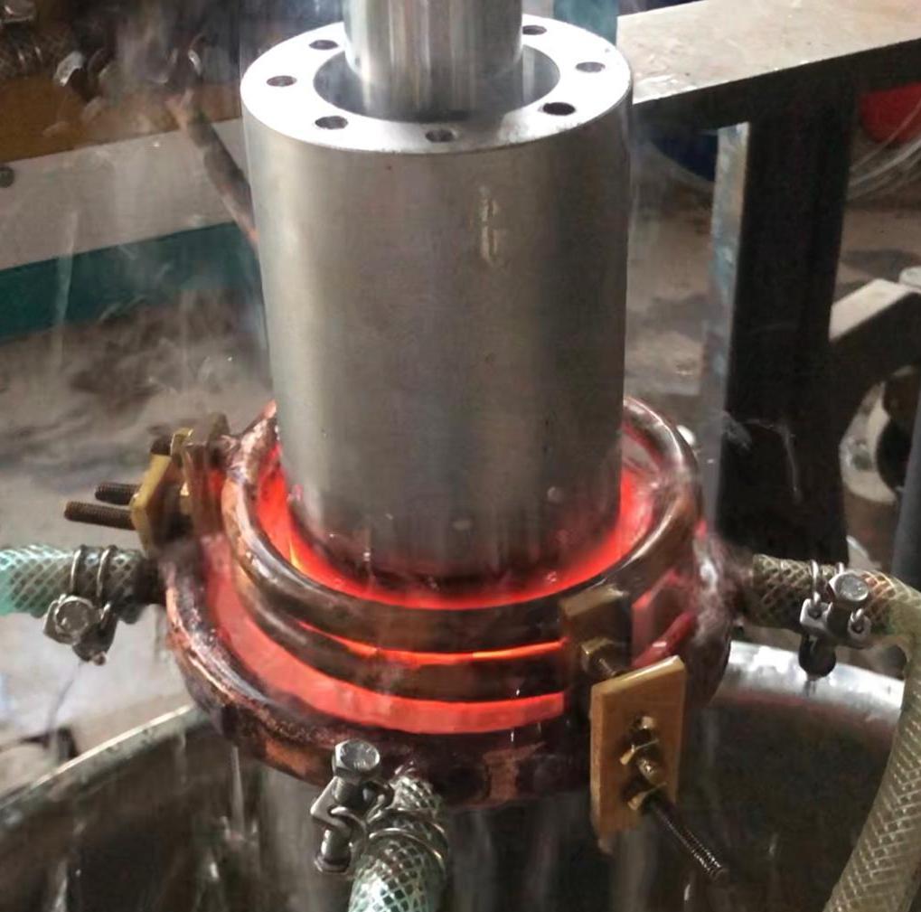Quenching of shafts.