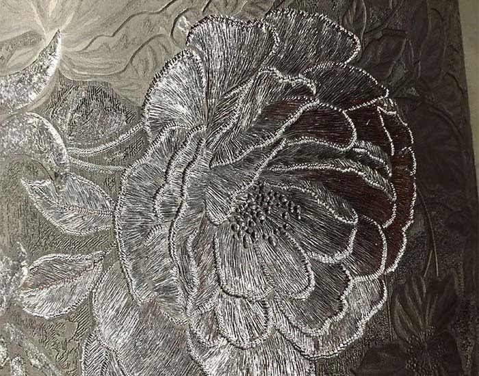 Wallpaper embossing roller