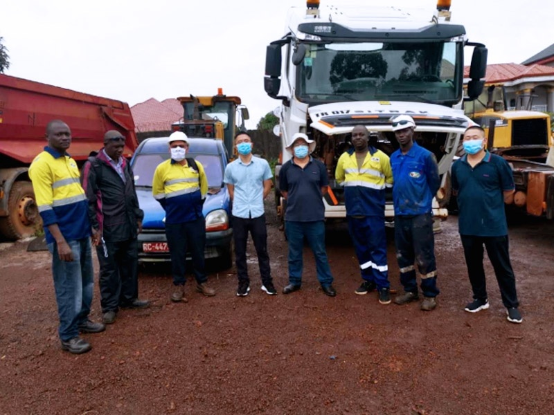 SINOTRUK provides on-site customer service