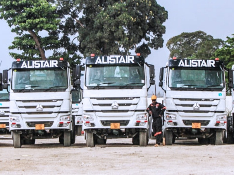 The vehicles of major customer ALISTAIR are on display. The vehicles are mainly used for long-distance transnational transportation, and the countries involved include Tanzania, Zambia, Mozambique, Democratic Republic of Congo, South Africa, etc.