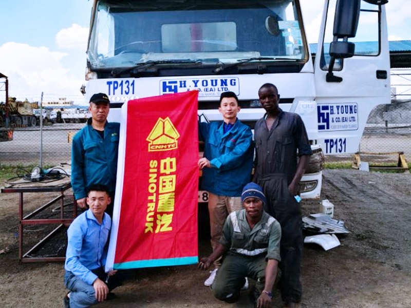 SINOTRUK conducts vehicle maintenance for customers in Malaya